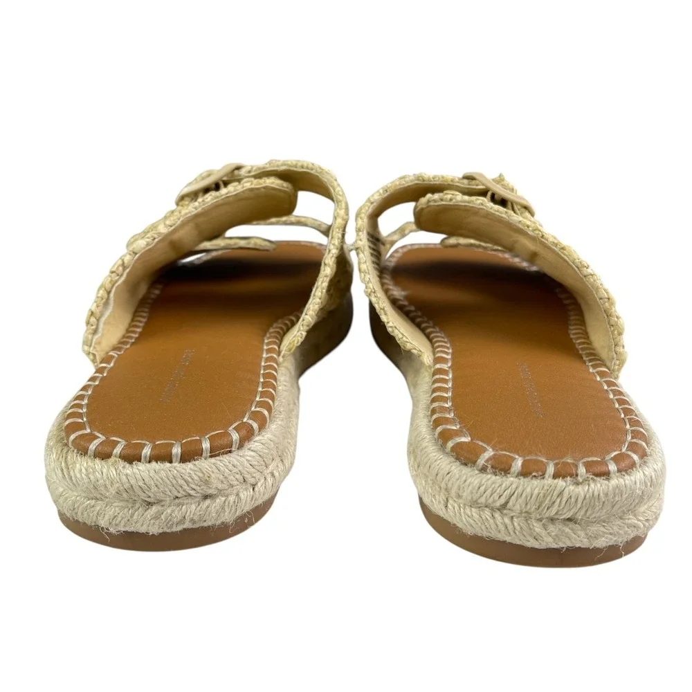 American Eagle Women's Slide Sandals Size 9 Woven Espadrille Flats Open Toe